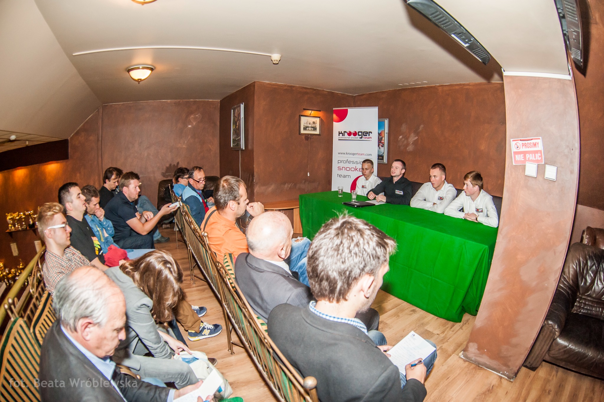 Konferencja ogłaszająca powstanie Krooger Teamu w 2014 roku.