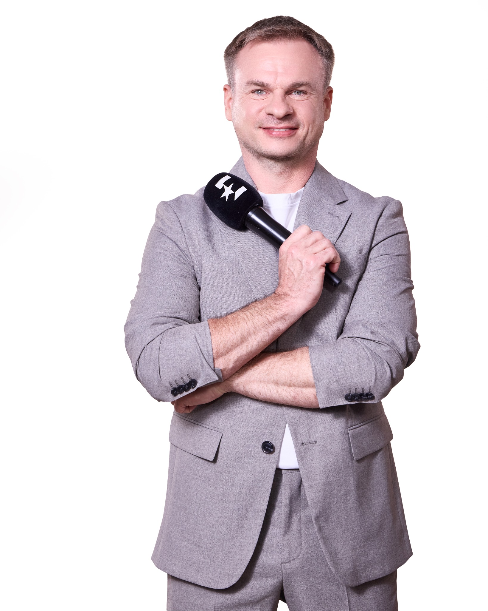 Przemek Kruk podczas sesji zdjęciowej Eurosportu w 2026 roku